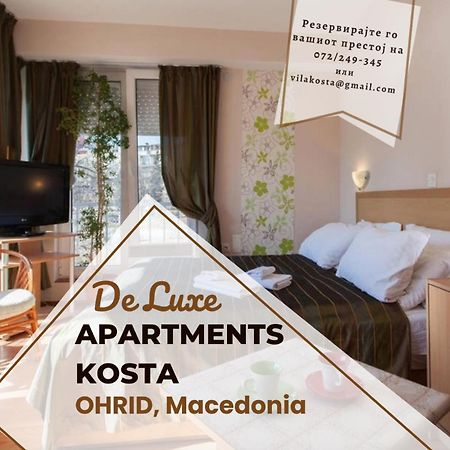 De Lux Apartments Kosta Center Охрид Екстер'єр фото