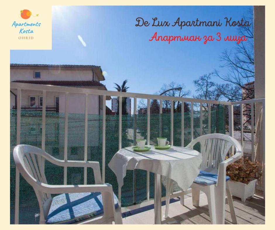 De Lux Apartments Kosta Center Охрид Екстер'єр фото
